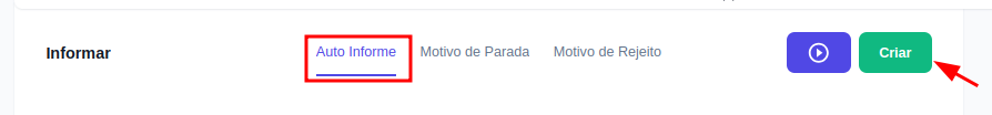 Imagem da opção informar