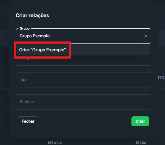 Imagem do input de grupo