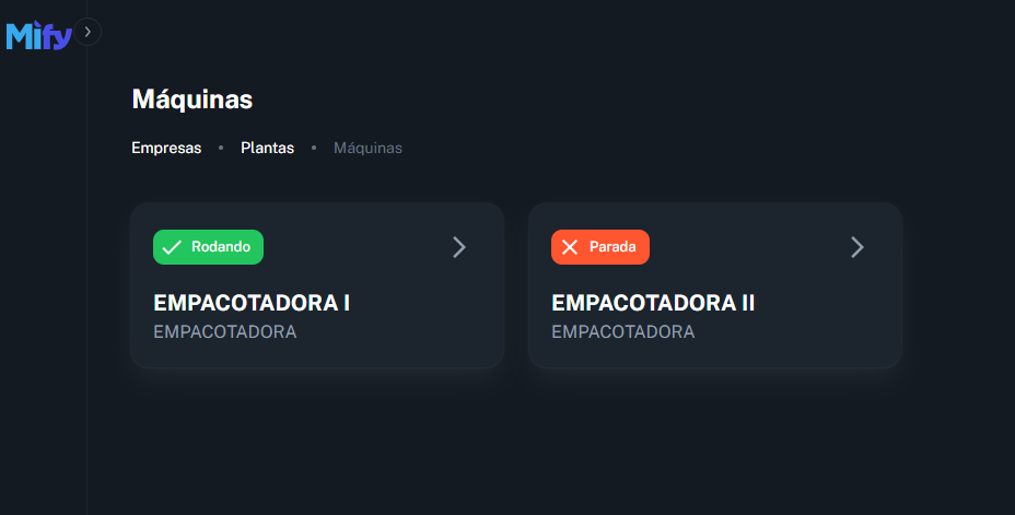 Imagem da seleção de máquinas