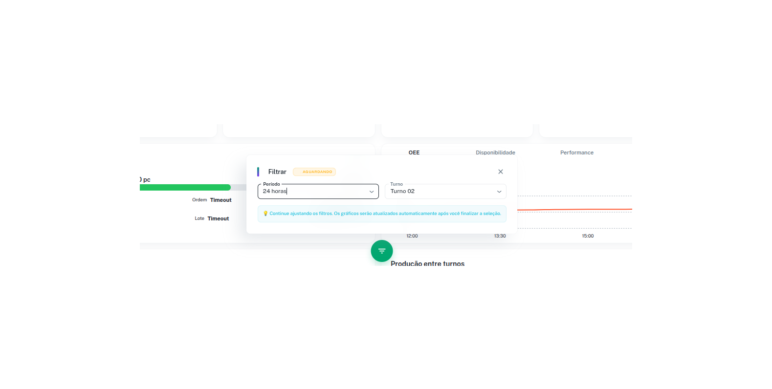 Imagem de carregamento dos dados apos escolher um filtro