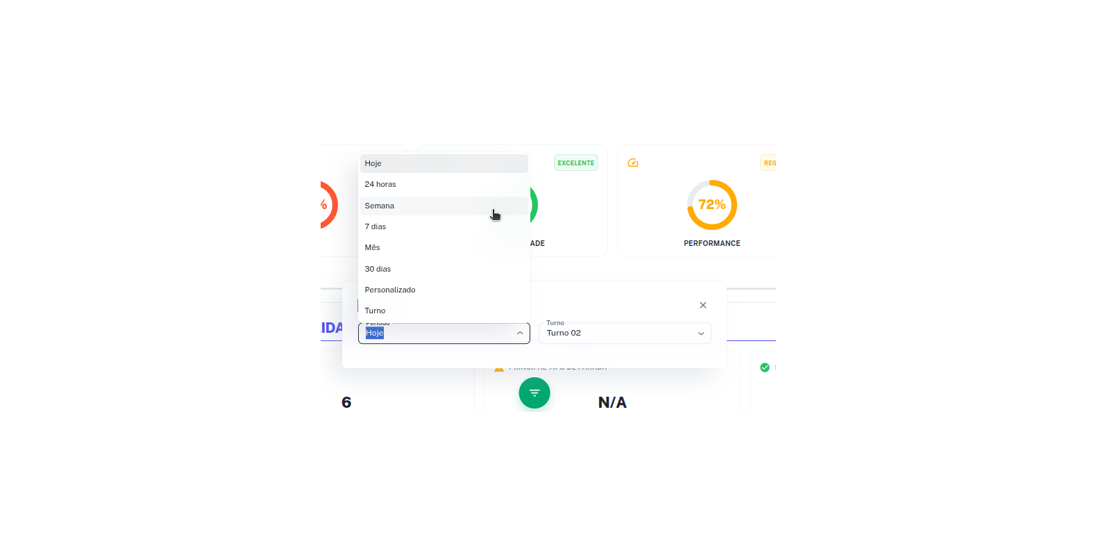 Imagem da seleção de periodos