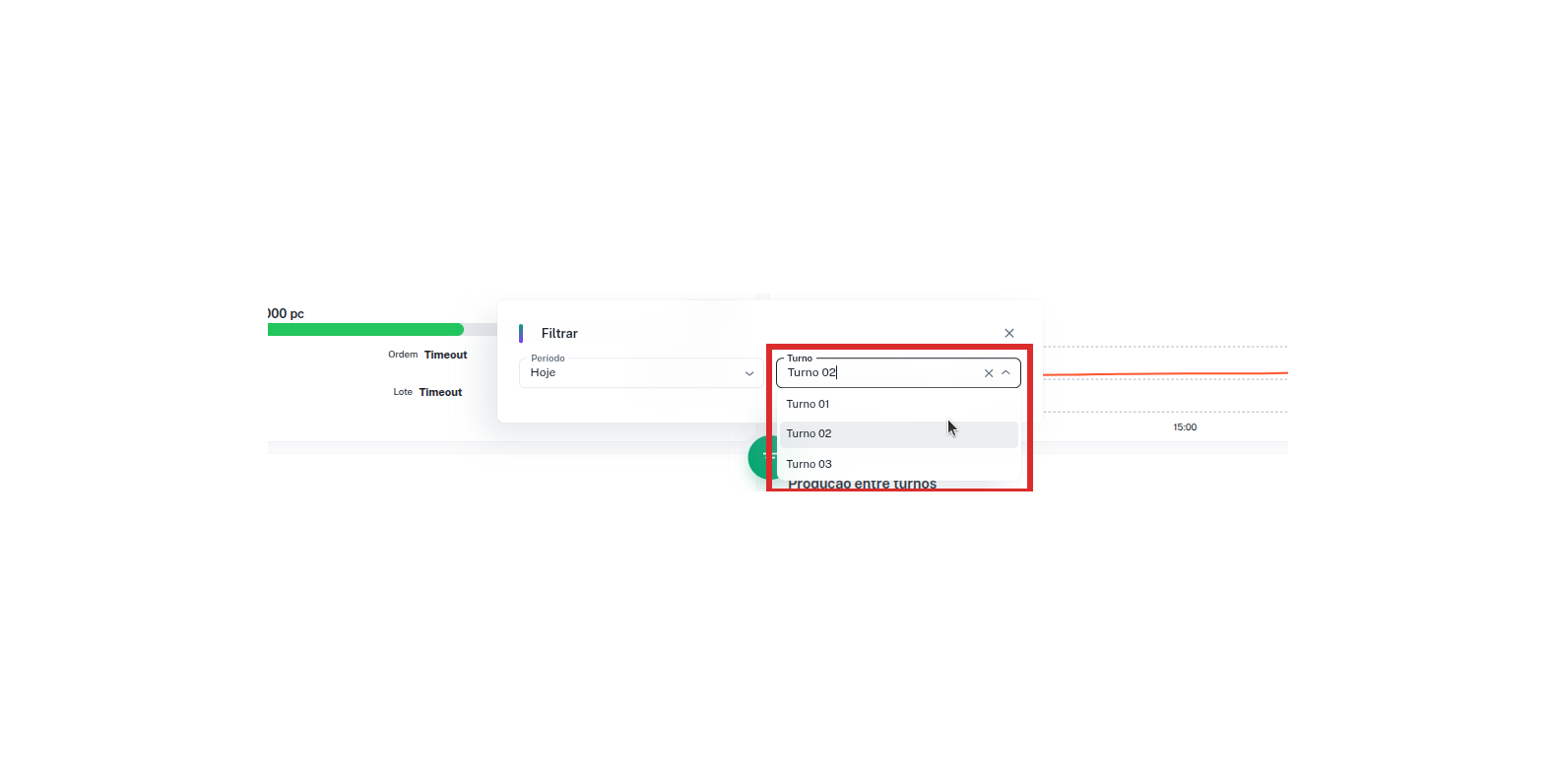Imagem da seleção de turnos